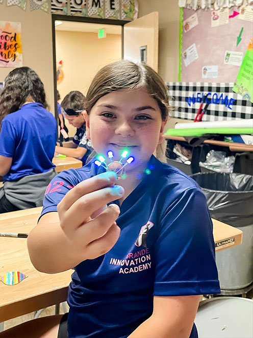 Girl in FabLab