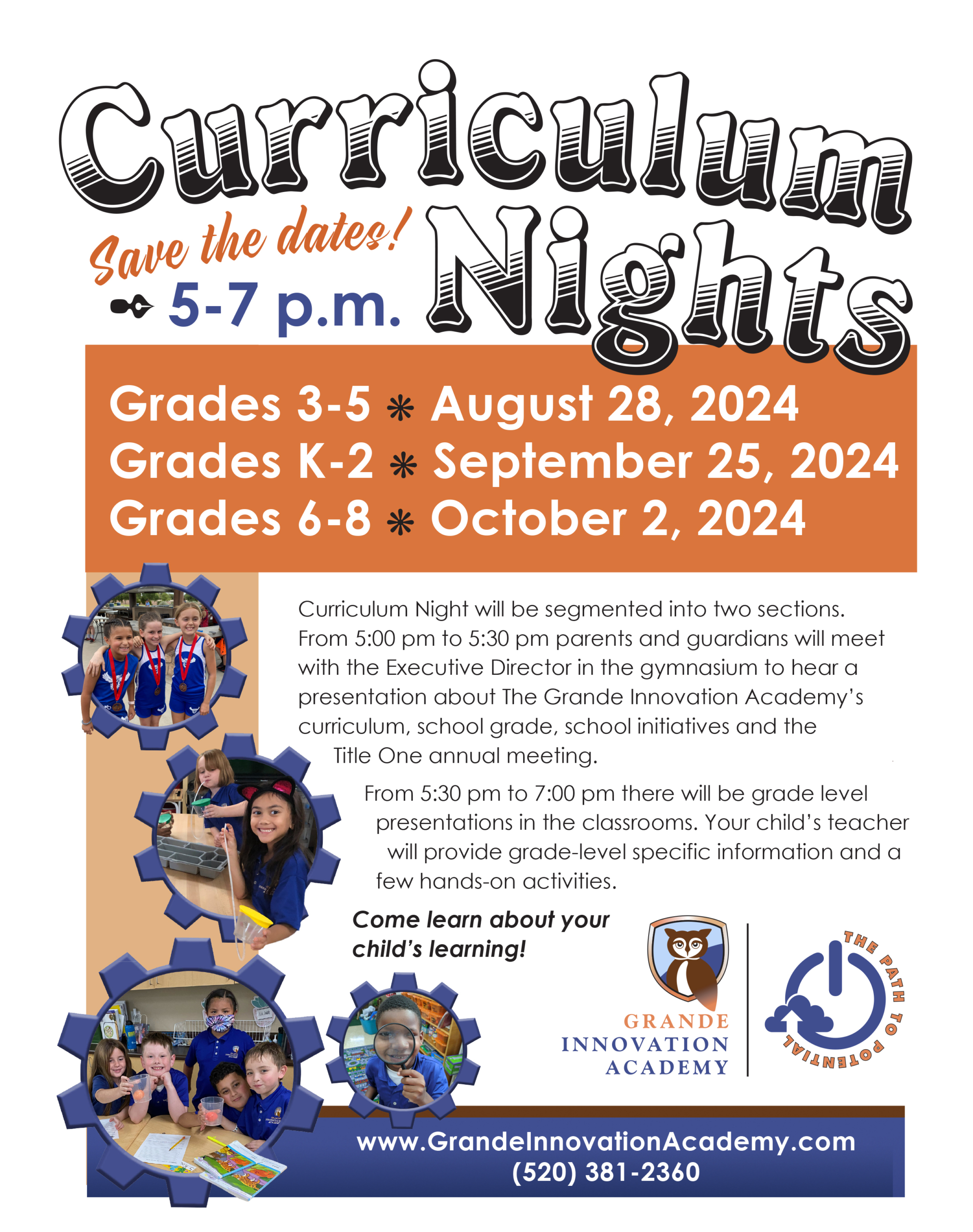 Curriculum Night Flyer